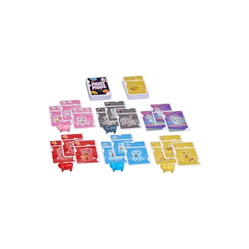 Hasbro Gaming Piggy - Juego de Cartas para 2 a
