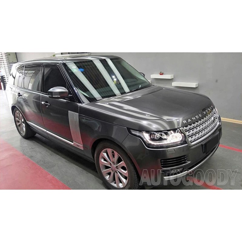 AUTOGOODY Super Gloss Gray Metallic Gunmetal Vinyl Film Wrap Air