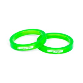 FSA Unisex's Polycarbonate Headset Spacer, Green, 1.1/8-Inch/10 mm