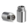 YXQ Shower Head Extension Arm,30mm Length 304 Stainless Steel G1/2