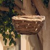 Milageto Bamboo Woven Bird Nest Breeding Cave Shelter Birdhouse Garden