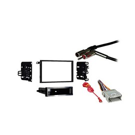 Harmony Audio Compatible with GMC Savana Full Size Van 2001 2002 Double DIN Stereo Harness Radio Install Dash Kit