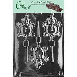 CHUBBY CLOWN LOLLY chocolate candy mold