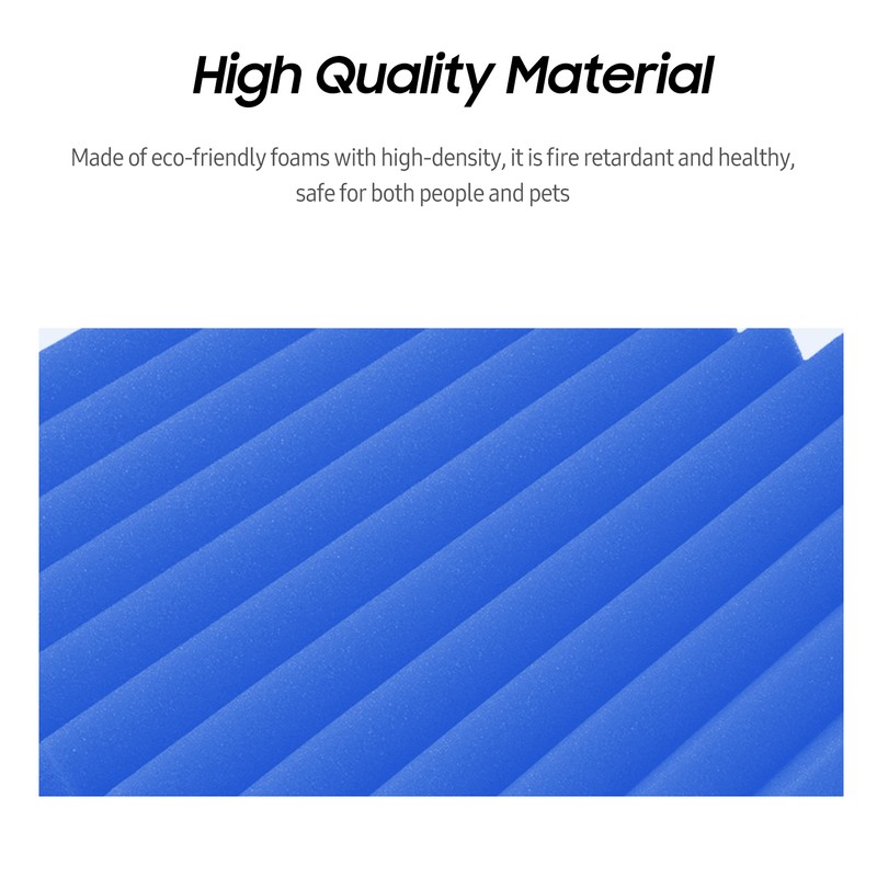 12 Pack-Studio Foams Sound Absorption Proofing Panels High-density Wedge Tiles
