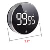Paddsun LED Digital Timer Magnetic Yoga Countdown Stopwatch Kitchen Cooking
