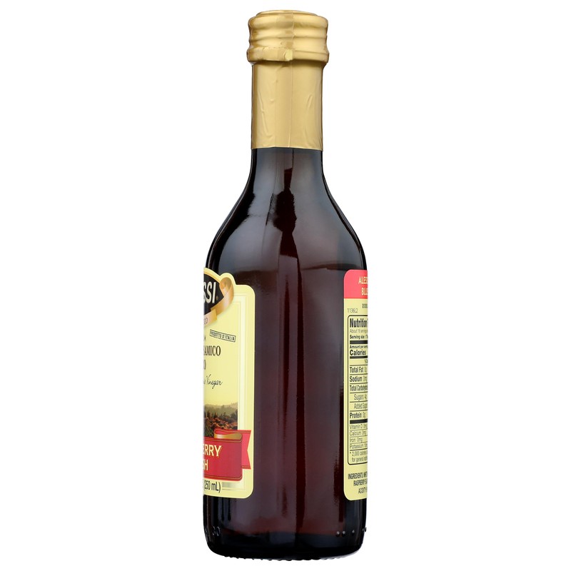 Alessi Foods White Balsamic Raspberry Blush Vinegar, 8.5 oz, Red