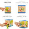Early Educational Wooden Bead Maze Shape Sorter Activity Cube Gifts