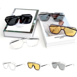 (덥석덥석) 뿔테 선글라스 워터밤 고글 (Rugged) Horn Rimmed Sunglasses Water Bomb Goggles