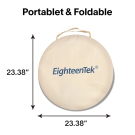 EighteenTek Pop Up Sports Tent Weather Tents Bubble Tent Sports Shelter Portable - 50"x50"x62"H