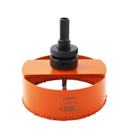 BGTEC 6-3/8" Recessed Light Carbide Grit Hole Saw for Cutting Wood,Plaster Board,Cement Board,Fiberboard,Ceiling Board,Stucco