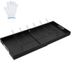 MYFIREPLACEDIRECT 2 Piece Adjustable Fireplace Ash Tray Pan | Expandable