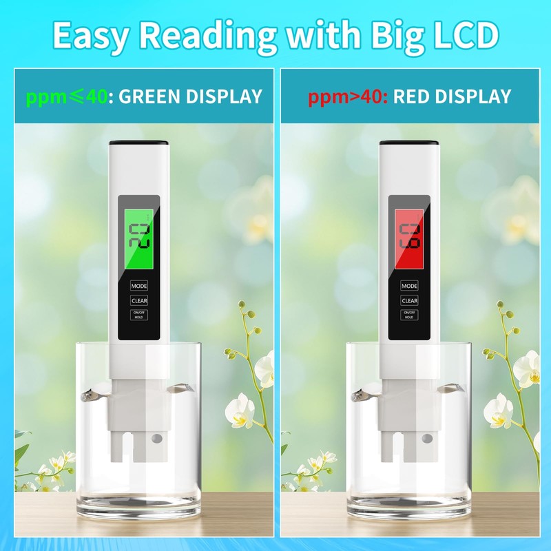 4-in-1 tds Meter Digital Water Tester - TDS/EC/Temperature（ °C /