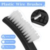 Double-Sided Cleaning Brush Set, 10 Pieces Nylon Cleaning Brushes with