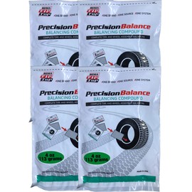 Rema Tip Top 4 PrecisionBalance Tire Balancing Compound Beads Kits - Drop in Bags - (4 oz. / 113 Grams) - (4 Kits)