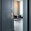 GINZER 2 Pack Push Pull Door Handle Set, Commercial Heavy