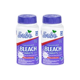 Evolve Concentrated Bleach Tablets - 32 ct Summer Lavender (2 pack)