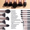 BS-MALL Juego De Brochas De Maquillaje, 18 Uds., Correctores De