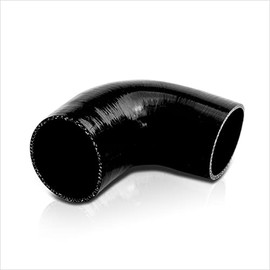 1.75 Inch 90 Degree Elbow Silicone Hose Coupler for Turbo/Charger/Compressor/Air Intake,Black