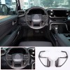 BEBECAR Oak wood Grain Steering Wheel Overlay Trim Cover Fits