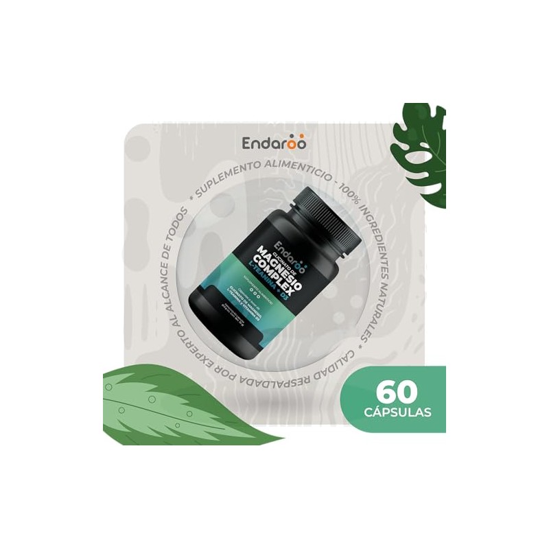 Glicinato Complex con L-Teanina y Vitamina D3 | Magnesio de