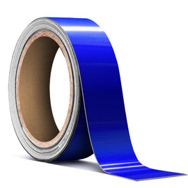VViViD Dark Blue Liquid Metal Air-Release Adhesive Vinyl Pinstripe Tape Roll (1 Inch x 20ft)