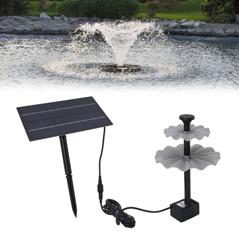 Outdoor Solar Powered Water Pump Kit 4W Watering Pond Pump