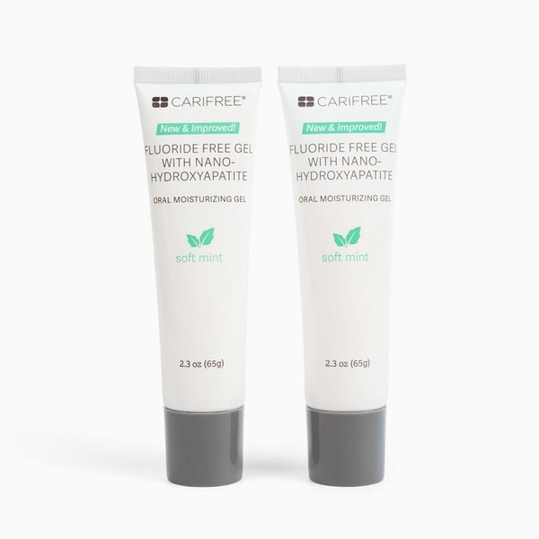 CariFree Fluoride Free Gel, Mint Flavored, Nano Hydroxyapatite Toothpaste, Neutralizes