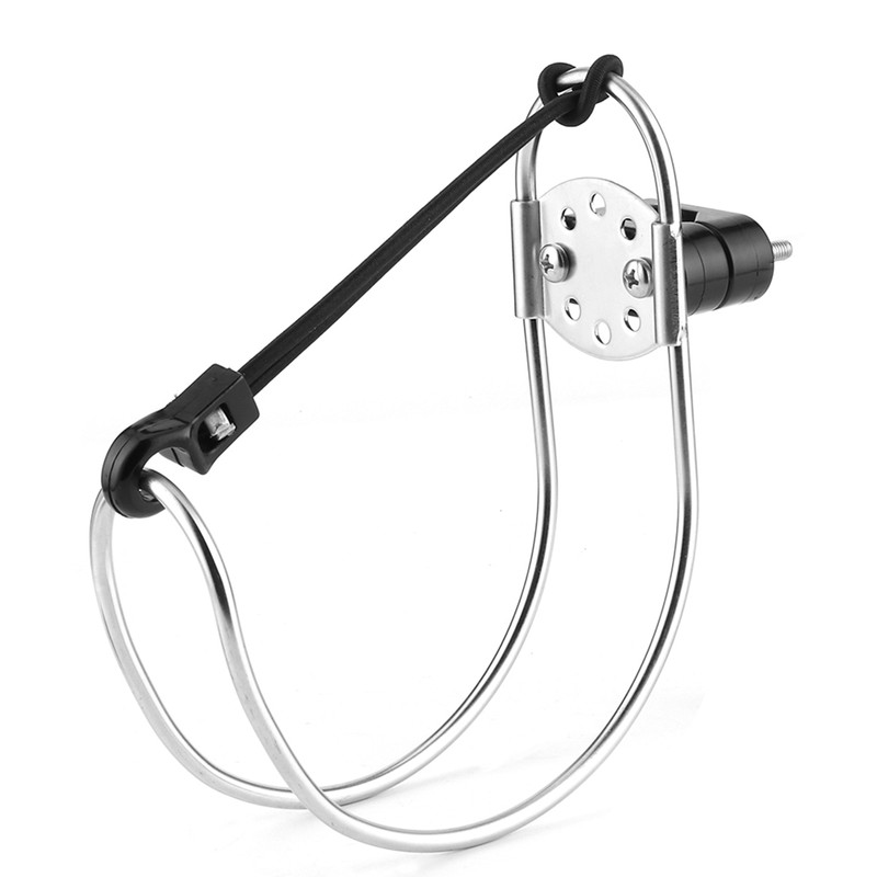 4.5in Stainless Steel Lifebuoy Ring Bracket Horseshoe Holder for Marine