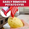 2 Pack Vegetable Brush & Potato Scrubber with Built-in Peeler