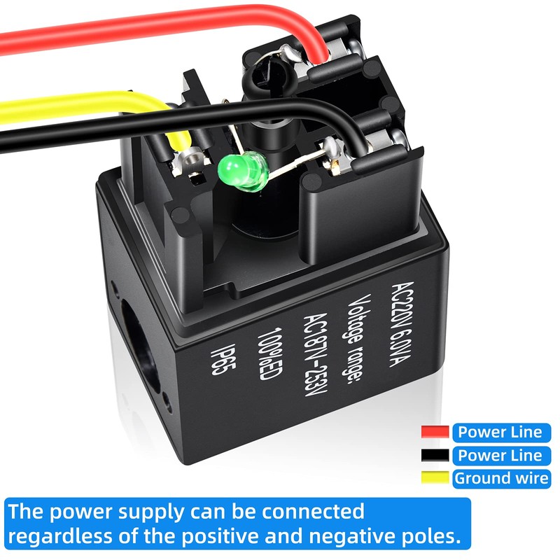 ERGAOBOY 1/4 BSP 220V Pilot Controlled Electric Solenoid Valve with