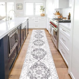 Pauwer Hallway Runner Rug 2x10, Long Washable Kitchen Rugs Runner, Farmhouse ...