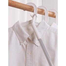 BEEY Long Reach Stick Pole with Hook 45" Extendable Reach Pole Reaching Pole for High Area,Closet,Ceiling