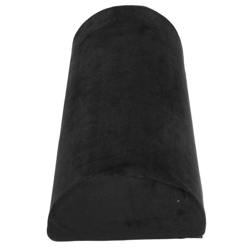 Half Moon Pillow Black Ankle Knee Neck Lumbar Support Cushion