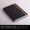 Rhodiarama Webbie Notebook, A5, Lined - Black