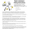 4 Pack Sash Jammer Blocker - Door & Window Lock