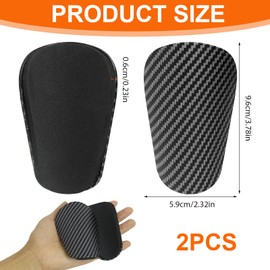 Mini Fußball Schienbeinschoner, Kleine Schienbeinschoner für Kinder und Jugendliche in 9.6x5.9 cm