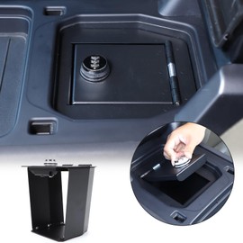 HAPPYHORSE Center Console Safe Box Compatible with Land Rover Defender 90 110 130 2020-2025，Console Armrest Safe Gun Storage Box Insert Accessories，with 3-Position Combination Lock and Key