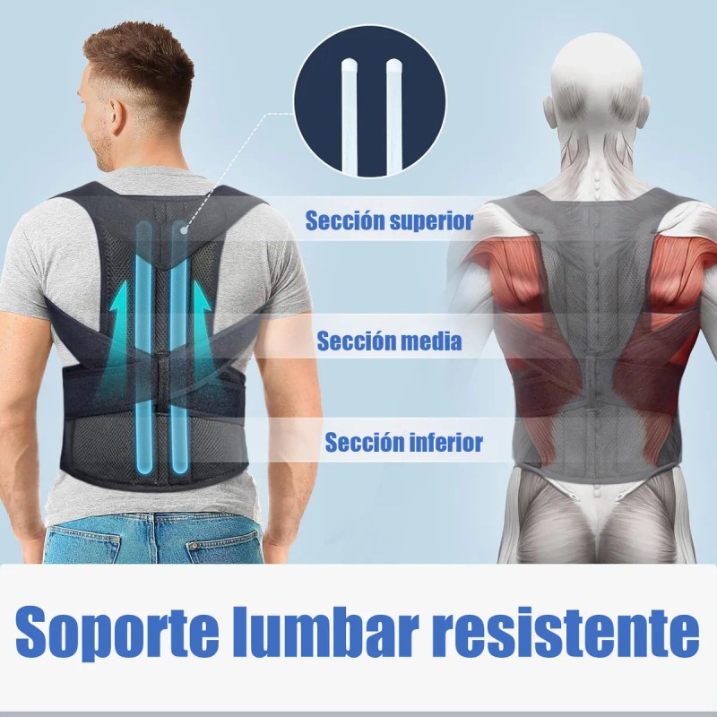 Corrector Postura Espalda Para Hombre Y Mujer Ajustable Faja,espalda Corrector,espalda