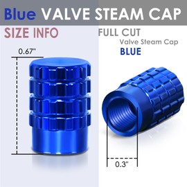 Auto Dynasty Tire Valve Stem Caps 8 Pieces Meshed Style Polished Aluminum Chrome Tire Universal Stem Covers for Cars, SUVs, Bike and Bicycle, Trucks, Motorcycles