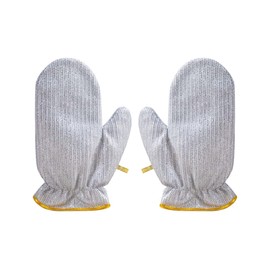 Generic Kitchen Gloves Wire Dish Washing Rags, Multi-Purpose Wire Dish Cloth, Scratch Resistant Wire Dish Cloth, Steel Wire Dishwashing Gloves, Multipurpose Wire Dishwashing Mitt For Wet And Dry Use