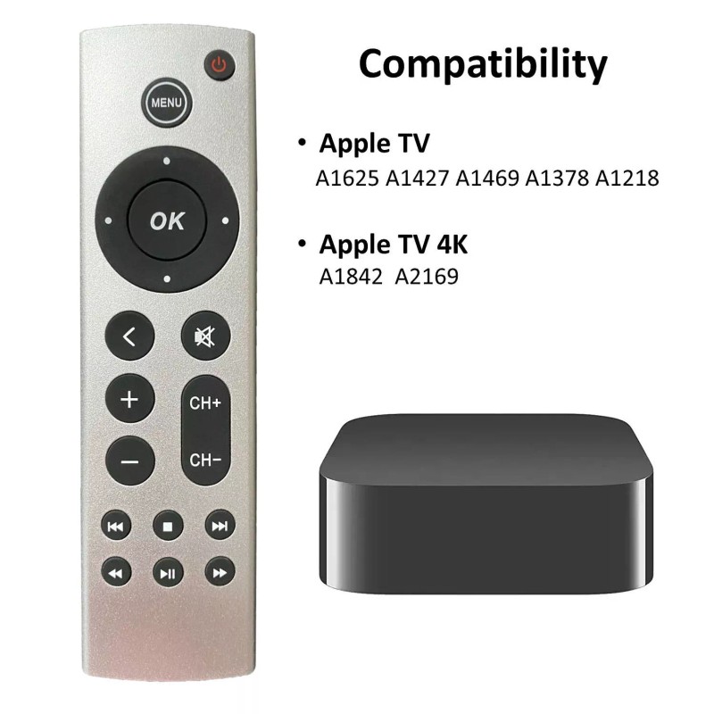For APPLE TV New Replace IR Remote Fit for Apple