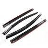 Kyannkara Rain Guards Side Window Visor Vent Outside Mount, 4PCS