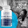 Neuro Tech IQ Brain Supplement, Neuro Tech Focus Formula Nootropic