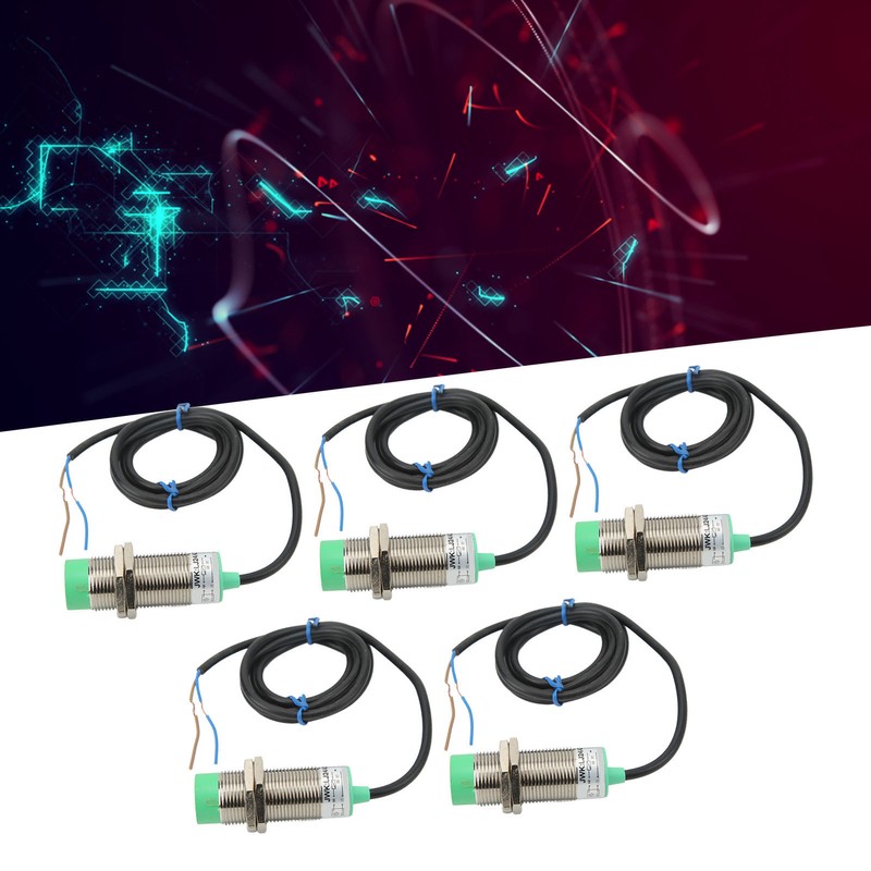 5 Pcs Proximity Sensor 2 Wire Normally Open 10mm Detecting