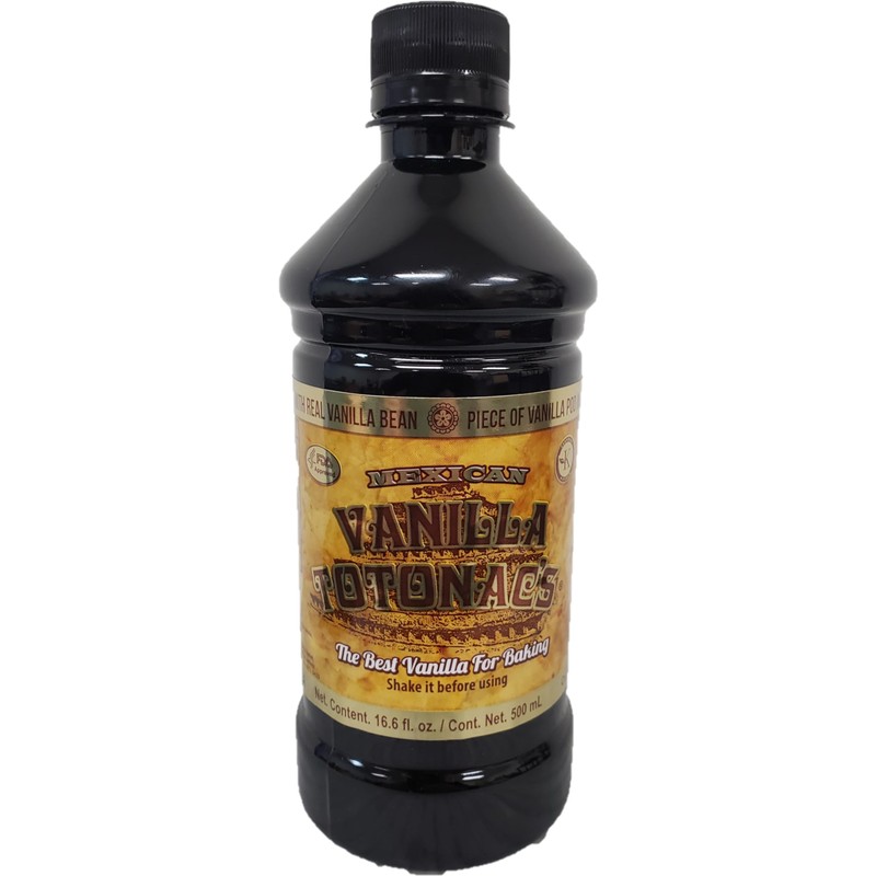 Mexican Vanilla Totonac’s Bottle - Pure Imported Vanilla Extract (Dark: