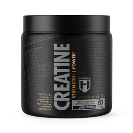HOSSTILE Creatine Monohydrate Powder for Men & Women, Micronized, Improve Muscle Size, Strength & Power Output, Post Workout Recovery Drink, Unflavored, 60 Servings