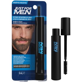 Just For Men Retoque Instantáneo Canas y Cejas, Castaño Medio