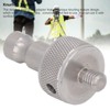 Prism Adapter Knurling Stainless Steel M8 Thread Survey Pole Adapter