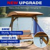ZLQHHYL Upgraded Stainless Steel Hooks, 1800lb Heavy Duty Hammock Hanging