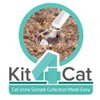 KIT4CAT 2lb Hydrophobic Litter Sand Cat Urine Sample Collection Kit